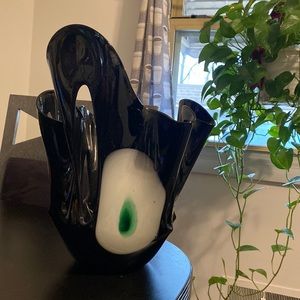 Black vase